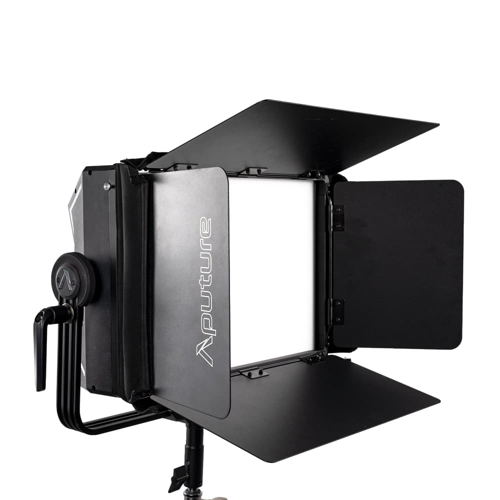 Aputure Nova P300c with Barndoors